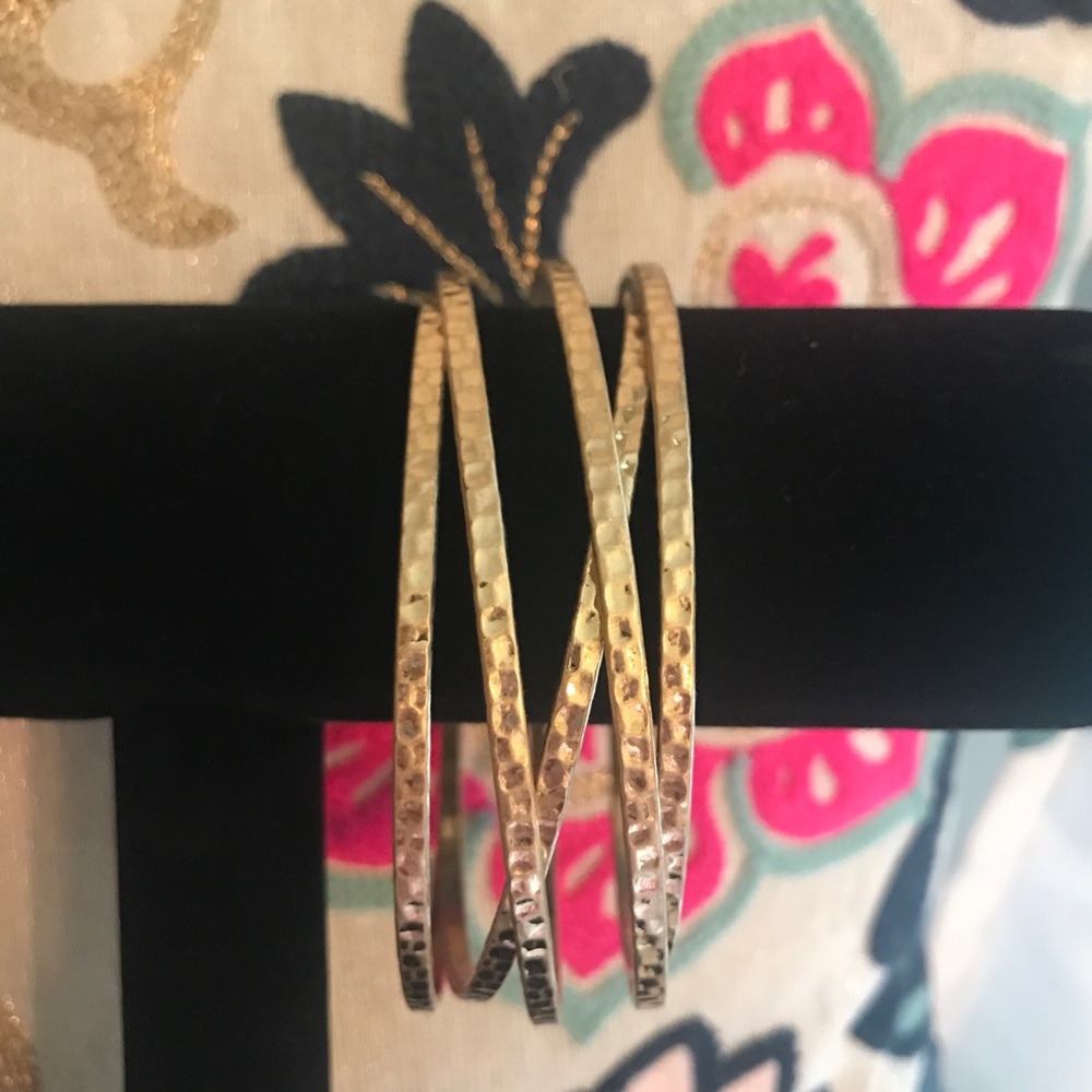 Premier Hammered Gold Bracelet